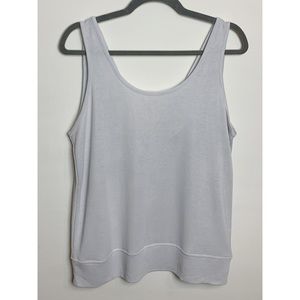 ATHLETA | Light Gray Yoga Top